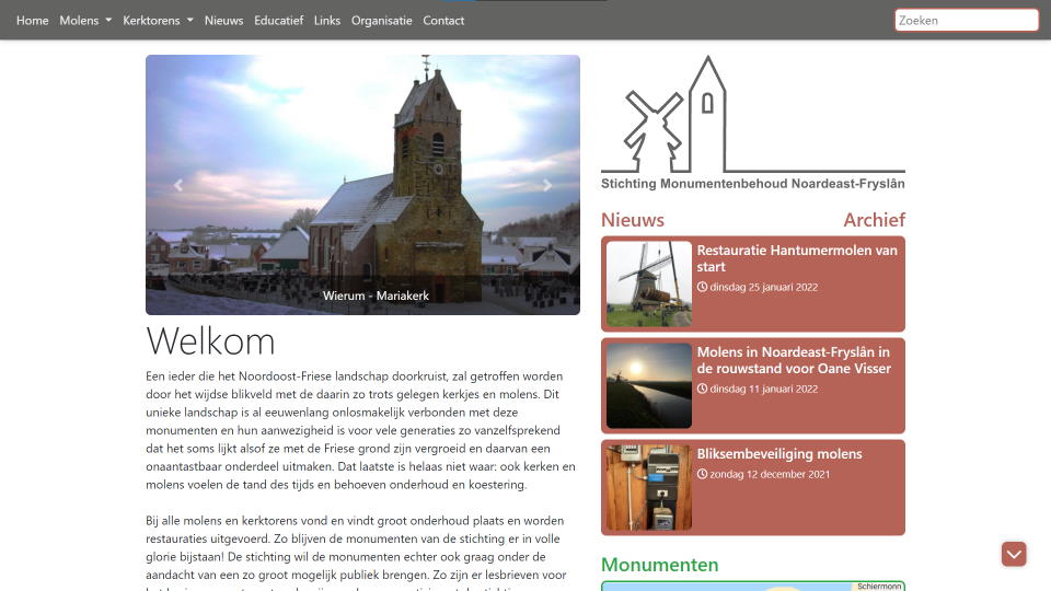 Project Stichting Monumentenbehoud Noardeast-Fryslân